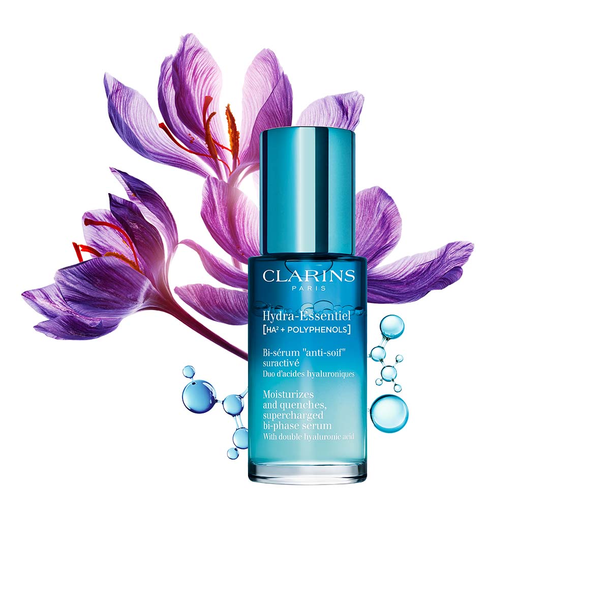 Hydra Essentiel Bi Phase Face Serum for Normal to Dry Skin | CLARINS®