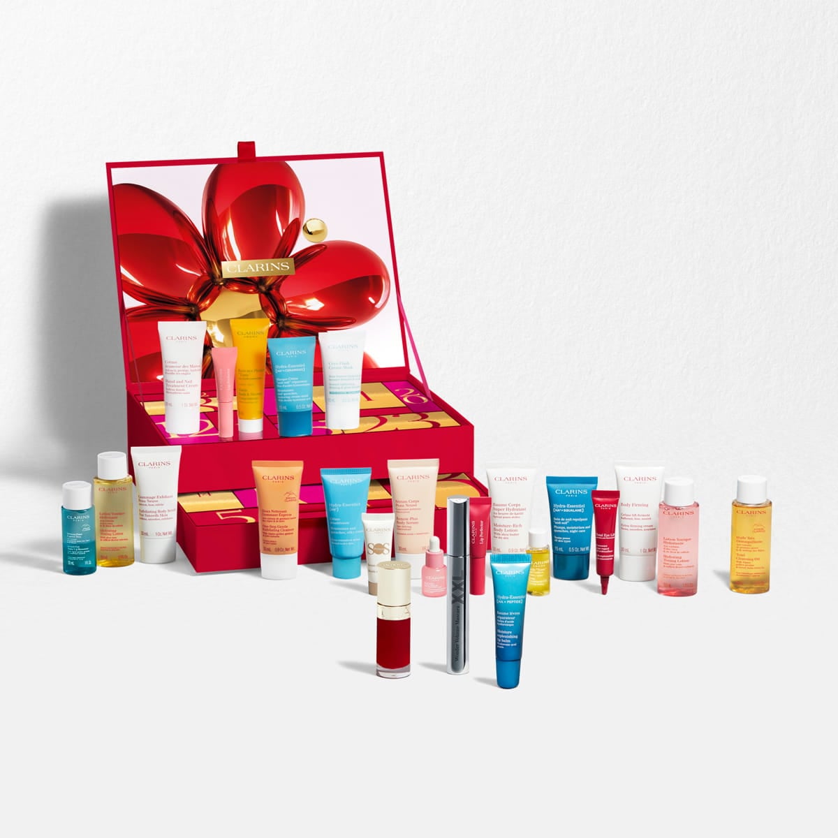 24 Day Beauty Advent Calendar Gift Set, 24-piece skincare + makeup favorites