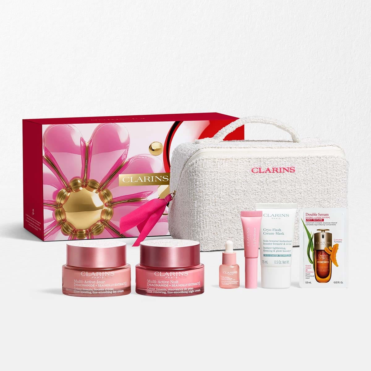Multi-Active Luxury Gift Set for Lines, Pores, Glow