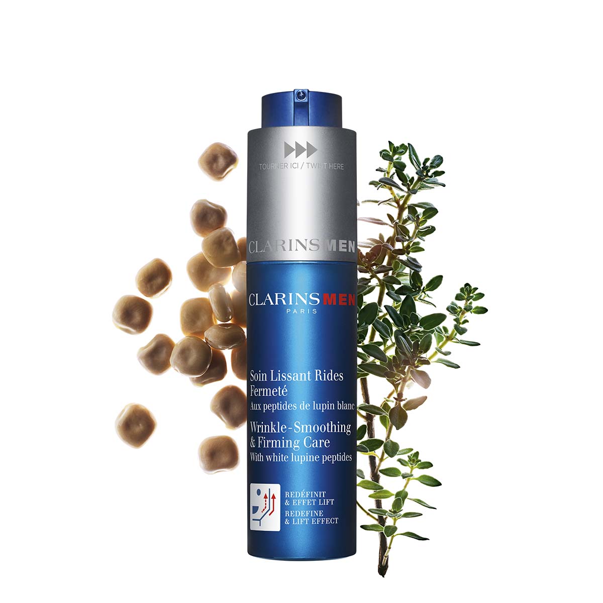 ClarinsMen Wrinkle Smoothing + Firming Anti Aging Face Moisturizer