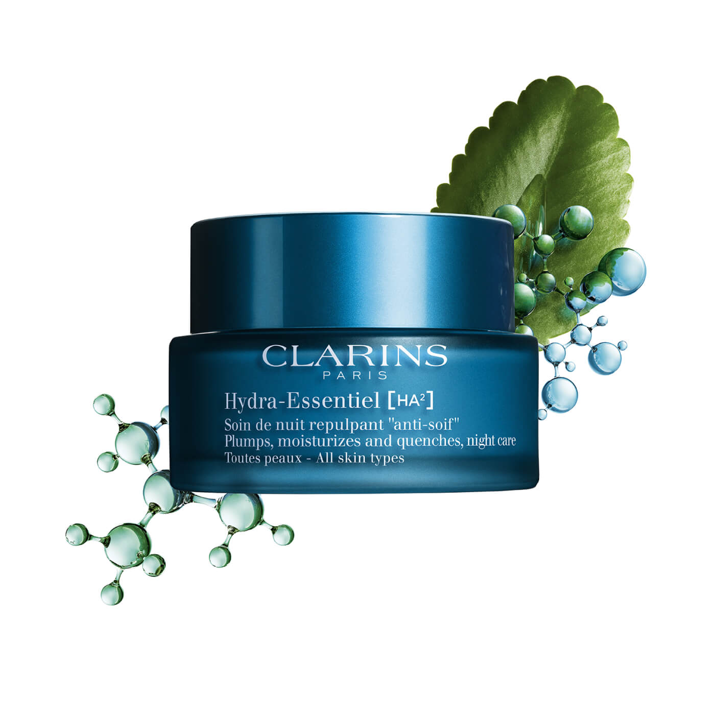 CLARINS 　ナイトクリーム　ローション　2点まとめて Hydra-Essentiel Night Moisturizer with Double Hyaluronic Acid