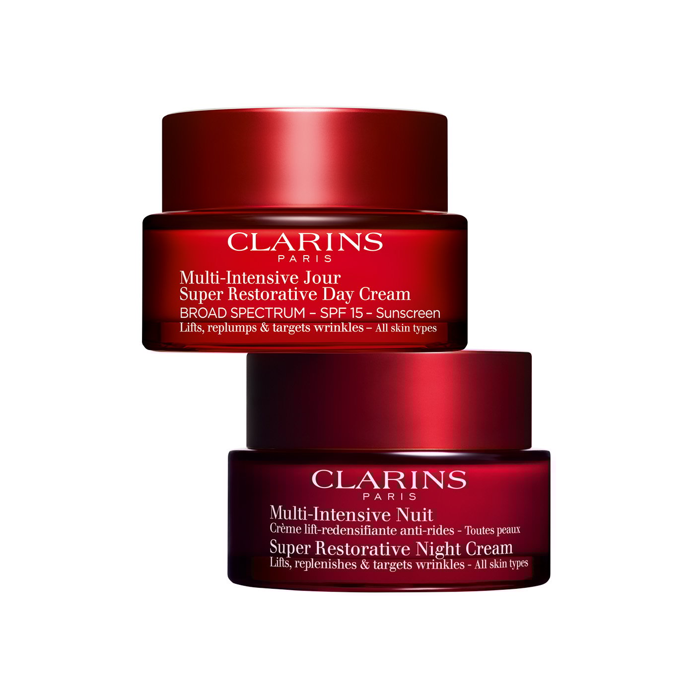 CLARINS 　ナイトクリーム　ローション　2点まとめて Clarins Super Restorative 24/7 Duo | Super Restorative SPF Day