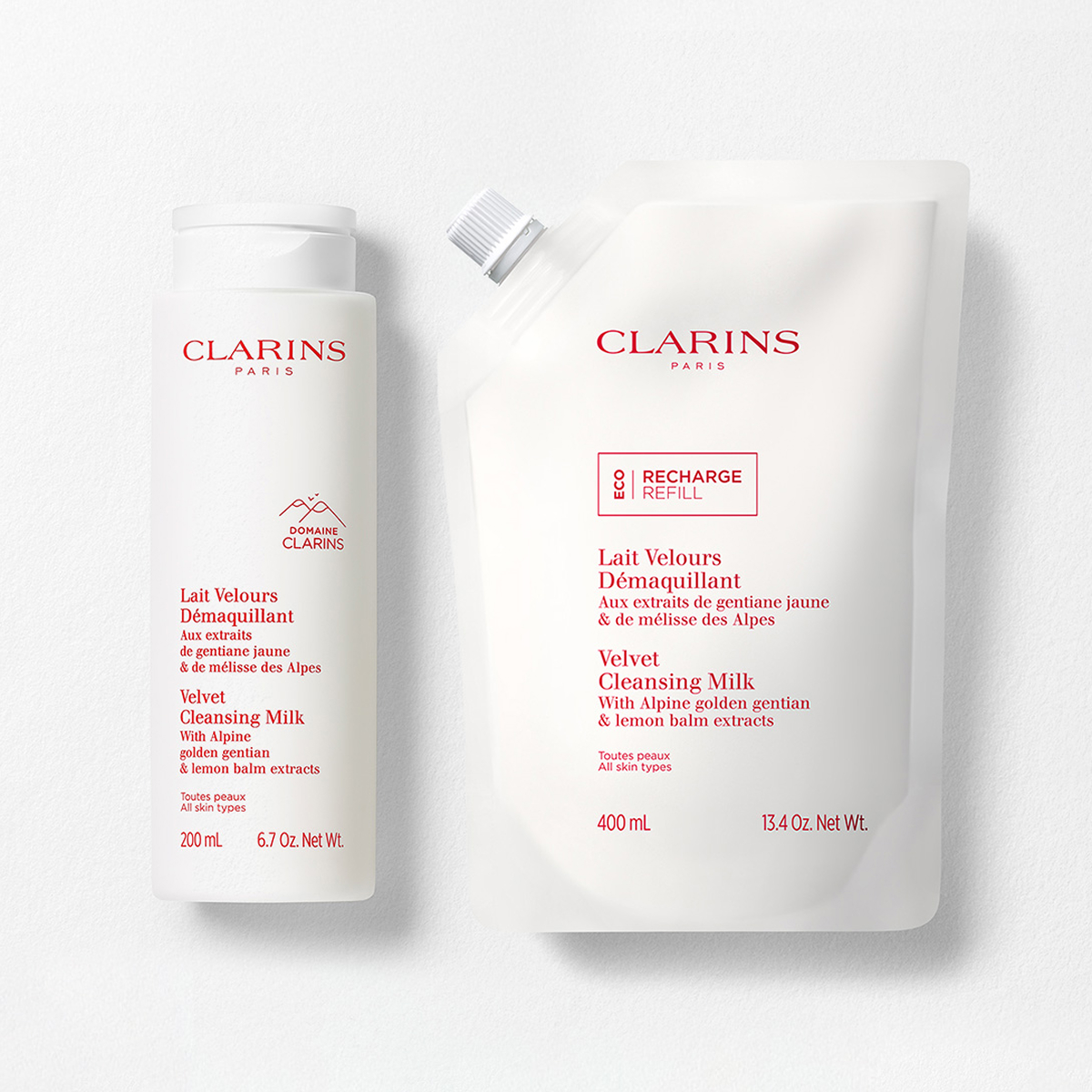 Velvet Cleansing Milk Refill Kit  | Full Size + Refill Milky Cleanser | For Soft, Perfectly Cleansed Skin