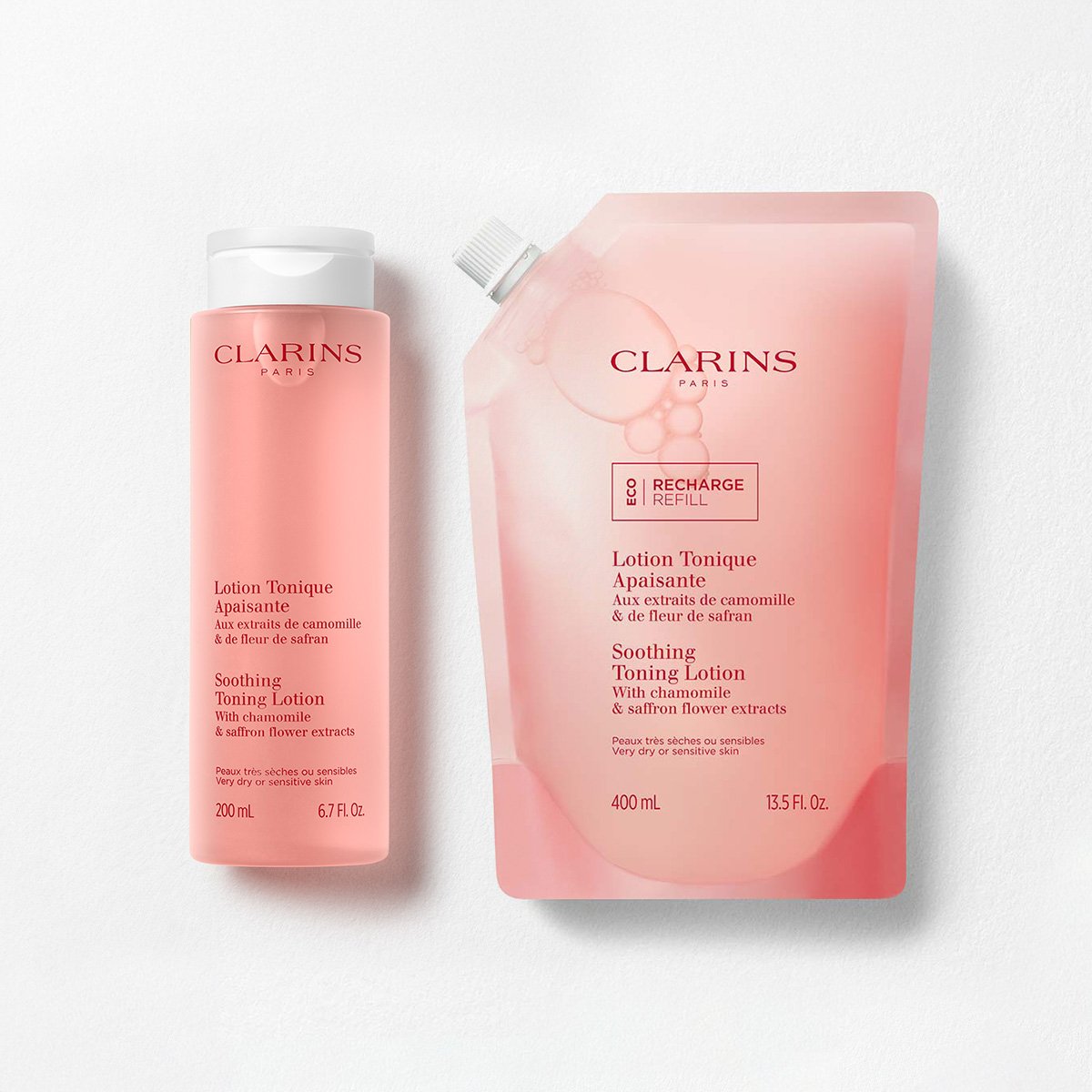 Soothing Toning Lotion Refill Kit | Full Size Soothing Toner & Refill | For Sensitive Skin