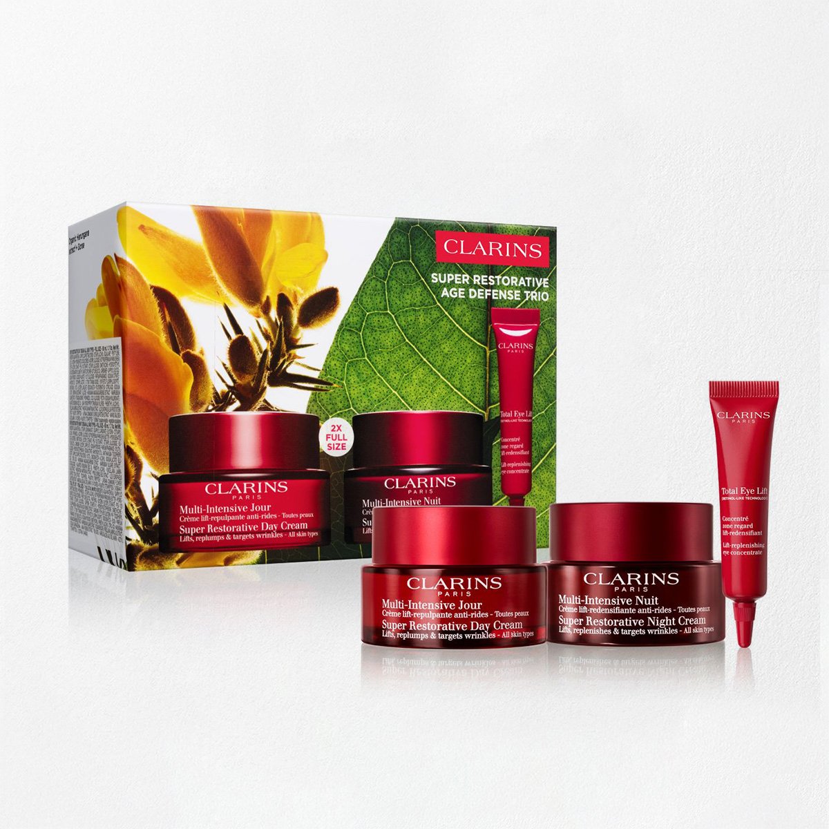 Super Restorative Day + Night Set | Featuring Total Eye Lift | Targets Deep Wrinkles